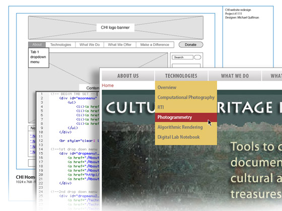 Chi web page design