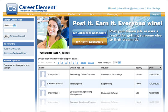 Chi website landing page